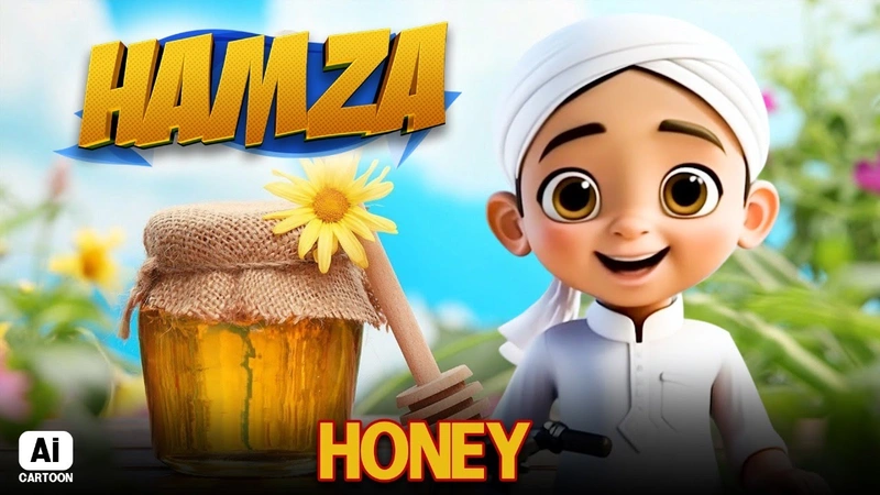Shehed | HONEY | Hamza Cartoon Series | AI Cartoon Video | Madani Channel Program